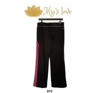 Adidas, athletic legging for women,  Size L, Black color, 91% polyester.